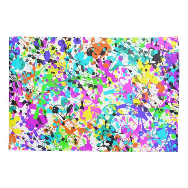 Housse D'oreillers Peinture de plaque (Dos)