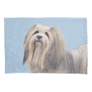 Housse D'oreillers Peinture Havanaise (Argent) - Cute Original Chien