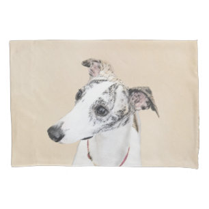 Housse D'oreillers Peinture Whippet - Jolie art original chien