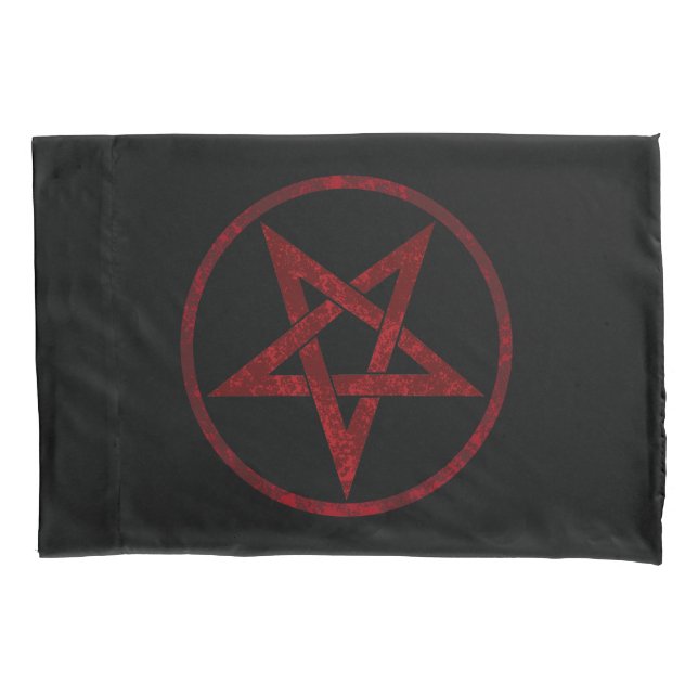 Housse D'oreillers Pentagram Red Devil (devant)