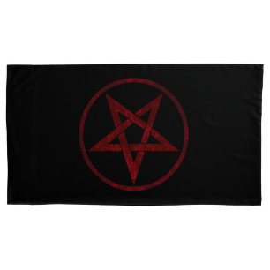 Housse D'oreillers Pentagram Red Devil