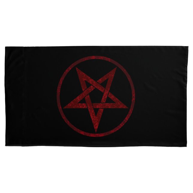 Housse D'oreillers Pentagram Red Devil (devant)