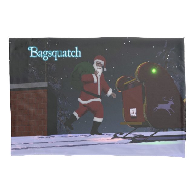Housse D'oreillers Père Noël - Bagsquatch (devant)