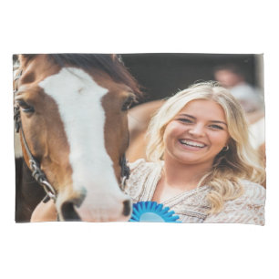 Housse D'oreillers Personnaliser la photo de cheval de bétail de spec