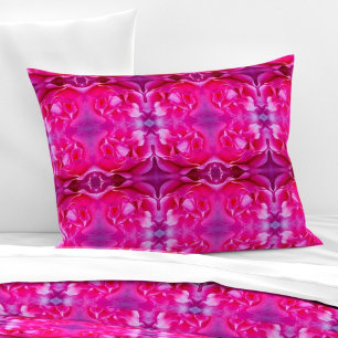 Housse D'oreillers Pétales de rose rose vif L modèle floral de taille