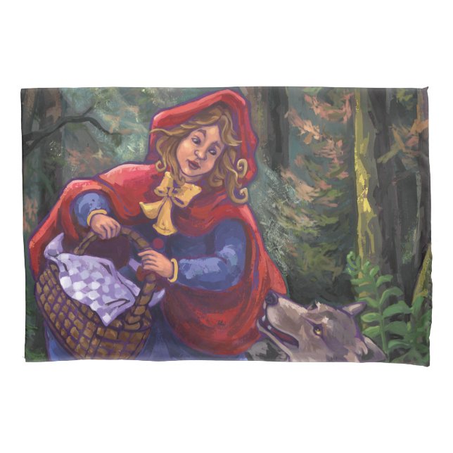 Housse D'oreillers Petit chaperon rouge (devant)
