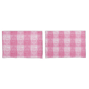 Housse D'oreillers Petite Mlle Princesse Joli En Motif rose