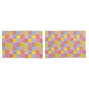 Housse D'oreillers Petite Princesse Motif Pastel Joli