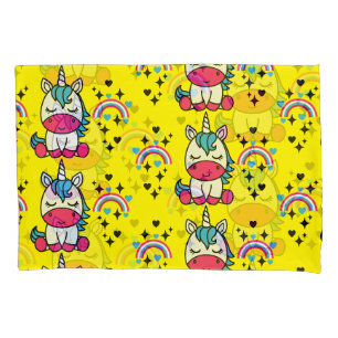 Housse D'oreillers Petites filles Unicorn Pony