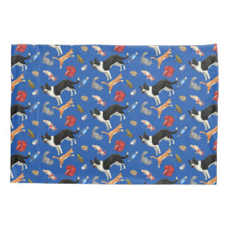 Housse D'oreillers Pets on Parade Pillow Case (on Blue) 