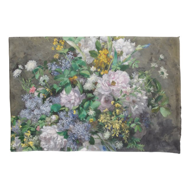Housse D'oreillers Pierre-Auguste Renoir - Bouquet de printemps (devant)