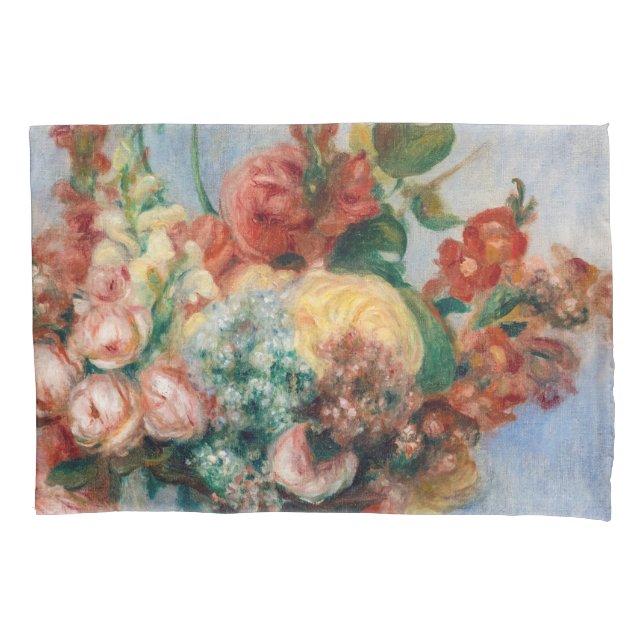 Housse D'oreillers Pierre-Auguste Renoir - Fleurs dans un Vase (devant)