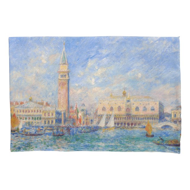 Housse D'oreillers Pierre-Auguste Renoir - Venise, le Palais des Doge (devant)