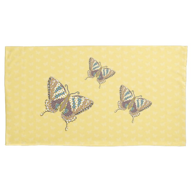 Housse D'oreillers Pillowcase Aztec Swallowtail (devant)