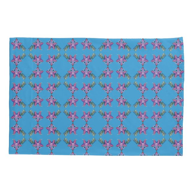 Housse D'oreillers Pillowcase - Bleu clair, Salle pour enfants (Dos)