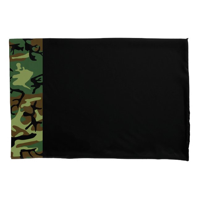 Housse D'oreillers Pillowcase Camouflage (devant)