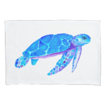 Pillowcase de la tortue de mer