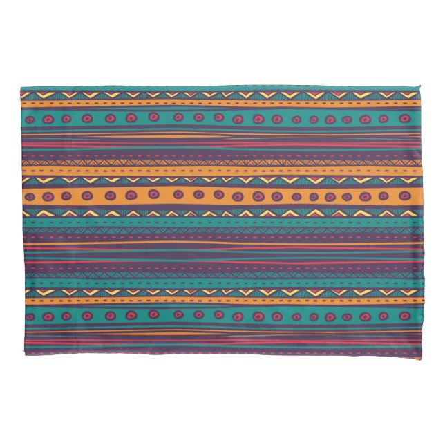 Housse D'oreillers Pillowcase ethnique chic (devant)