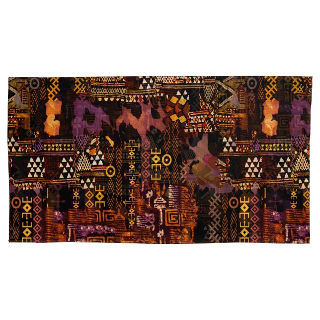 Housse D'oreillers Pillowcase Ethno-jazz, King Size (devant)