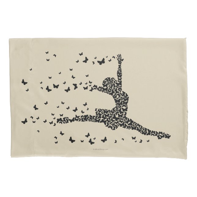 Housse D'oreillers Pillowcase pour danseuse papillon (devant)