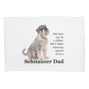 Housse D'oreillers Pillowcase Schnauzer Dad