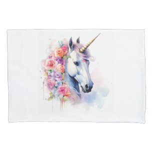 Housse D'oreillers Pillowcase Unicorn de charme