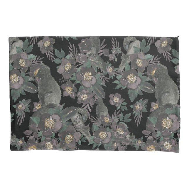 Housse D'oreillers Pillowcases florales botaniques (devant-gauche)