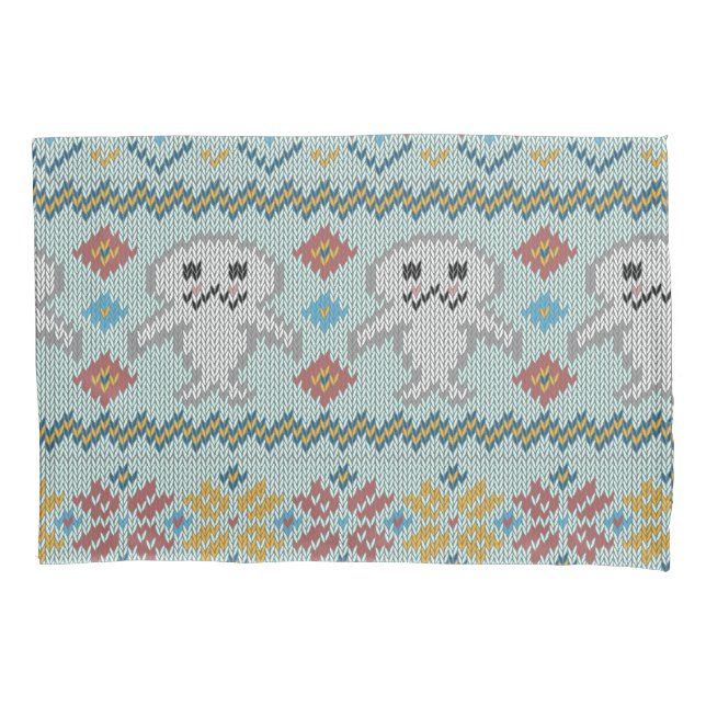 Housse D'oreillers Pingouin mignon et Motif de phoque (devant)