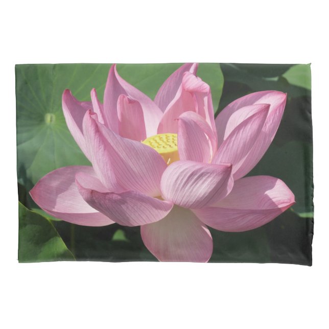 Housse D'oreillers Pink Lotus Flower IV (devant)