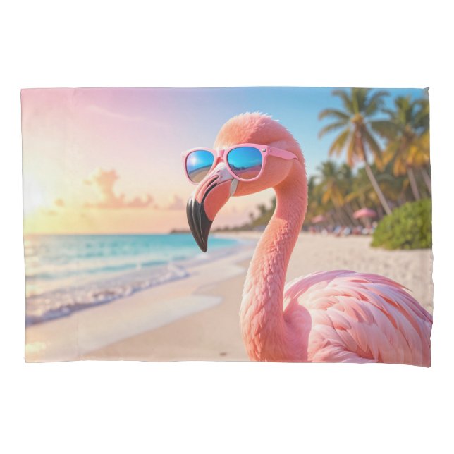 Housse D'oreillers PINK THINKER - Flamingo PINK (devant)