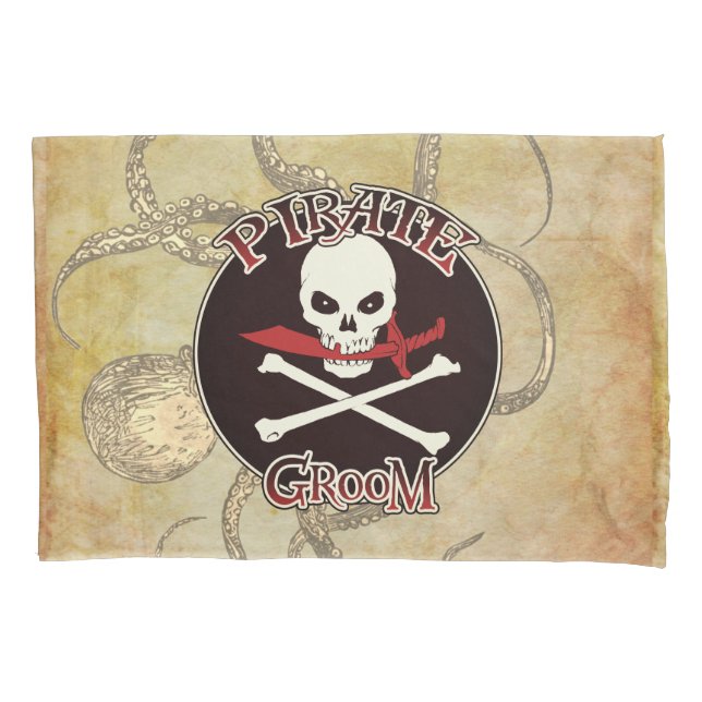 Housse D'oreillers Pirate Groom (devant)