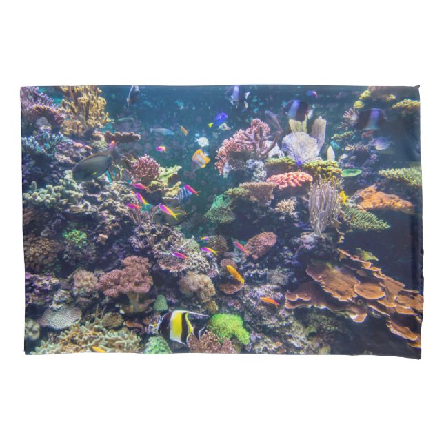 Housse D'oreillers Plages tropicales | Corail sous-marin Reef (devant)