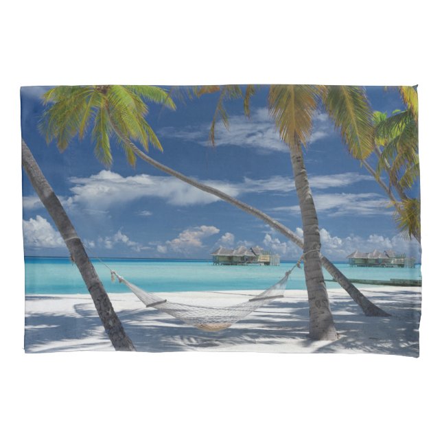 Housse D'oreillers Plages tropicales | Sandy Beach, Maldives (devant)