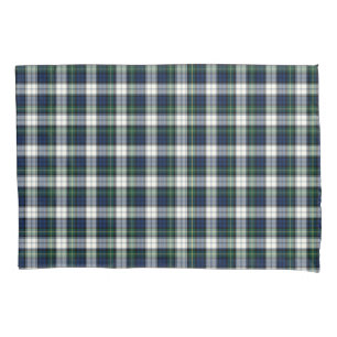 Housse D'oreillers Plaid écossais bleu et blanc de tartan de Gordon