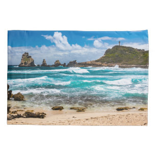 Housse D'oreillers Pointe des Châteaux, Grande-Terre, Guadeloupe