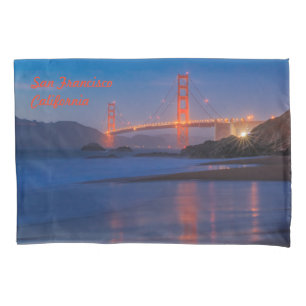 Housse D'oreillers Pont Golden Gate de San Francisco Californie