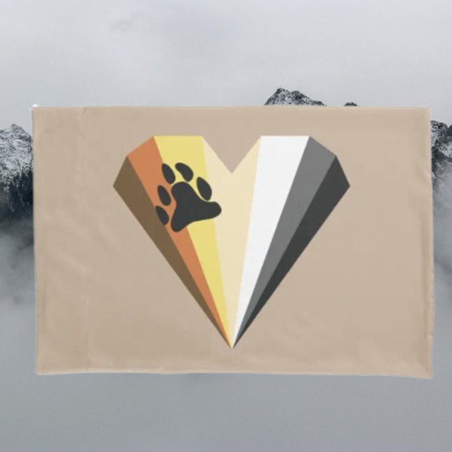 Housse D'oreillers Porte Coeur Fierté Pillowcase (Créateur téléchargé)