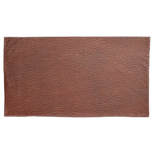 Housse D'oreillers Porte-oreille en cuir simple taille King