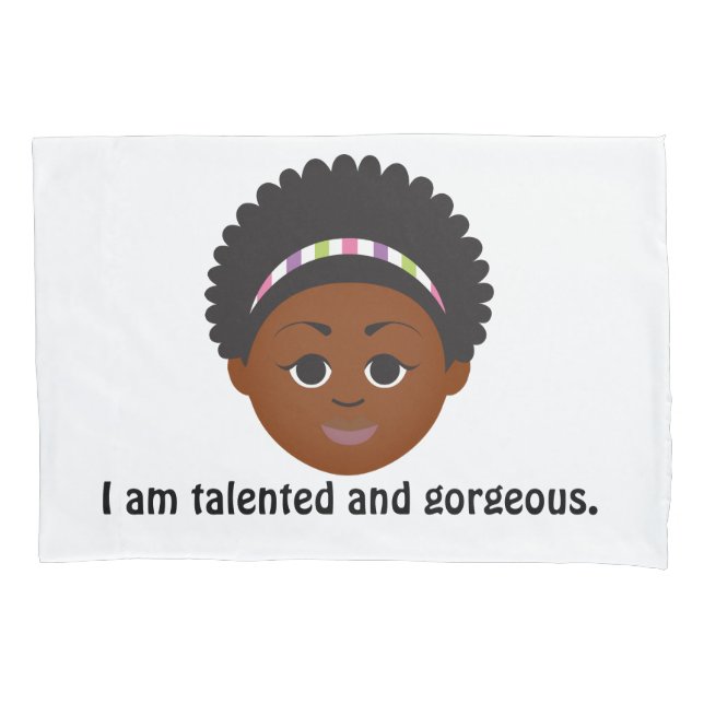 Housse D'oreillers #Proud2BNaturalMe Coque de Coussin d'affirmation p (devant)