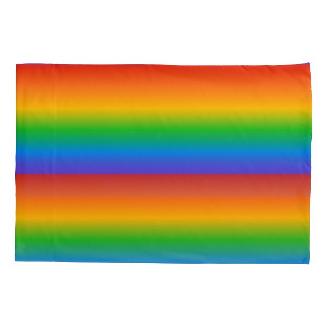 Housse D'oreillers Rainbow gradient colors (Dos)