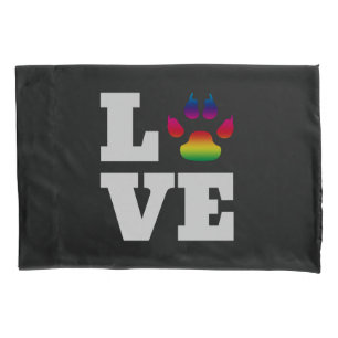 Housse D'oreillers Rainbow paw