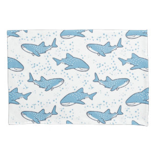 Housse D'oreillers Requin de baleine étoilé (lumière)