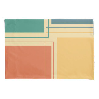 Housse D'oreillers Rétro Géométrie Vintage Minimalisme