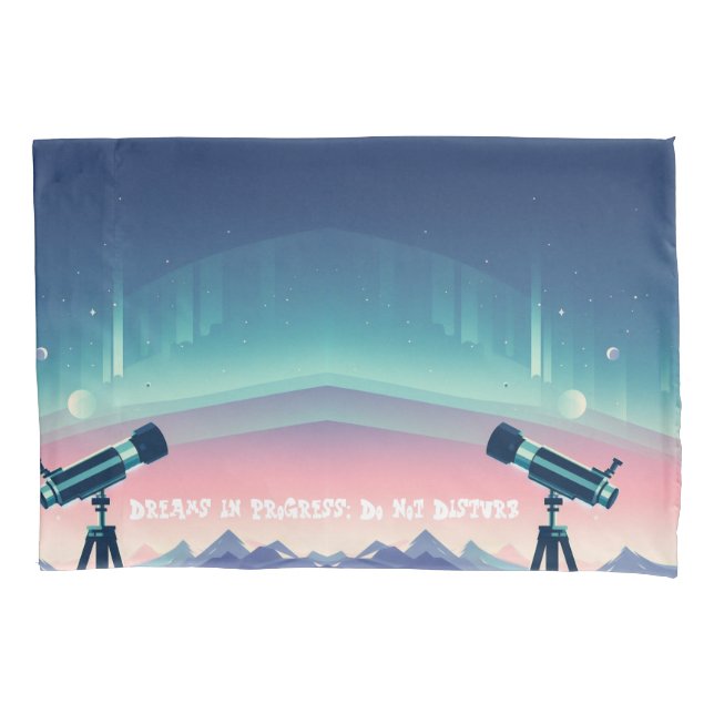 Housse D'oreillers Rêves en cours ; ne pas déranger (devant)