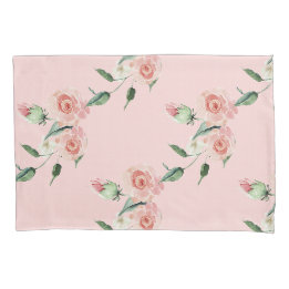 Housse D'oreillers Romantic Rose Rose Garlands Coussin Coque