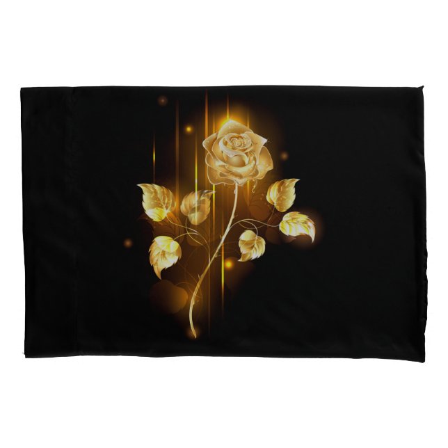 Housse D'oreillers Rose d'or ( rose d'or ) (devant-gauche)