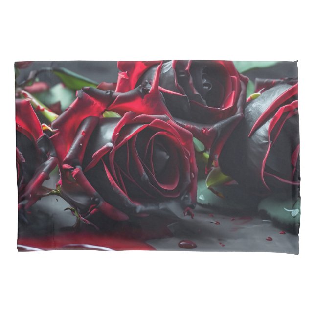 Housse D'oreillers Rose gothique (devant)