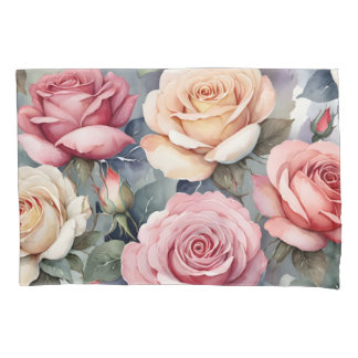 Housse D'oreillers Roses anciennes