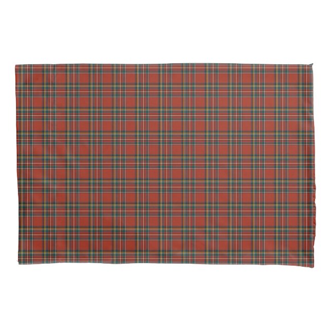 Housse D'oreillers Rouge et bleu Royal Stewart Scottish Plaid (devant)