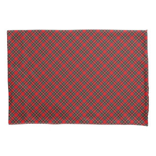 Housse D'oreillers Royal Stewart Tartan Plaid Scottish Motif